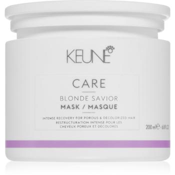 Keune Care Blonde Savior Mask hydratační maska pro odbarvené vlasy 200 ml