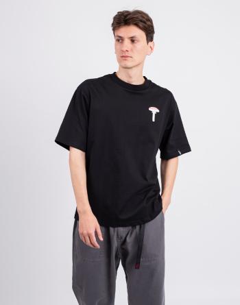 Tričko Elliker Rill Spore Print Short Sleeve T-Shirt BLACK