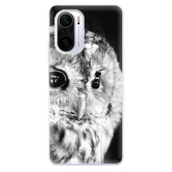 Odolné silikonové pouzdro iSaprio - BW Owl - Xiaomi Poco F3