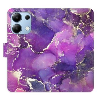 Flipové pouzdro iSaprio - Purple Marble - Xiaomi Redmi Note 13