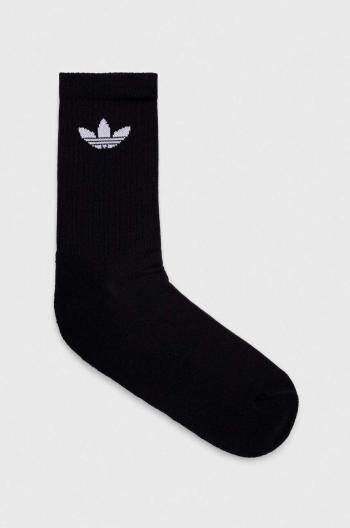 Ponožky adidas Originals 3-pack černá barva, IJ5613