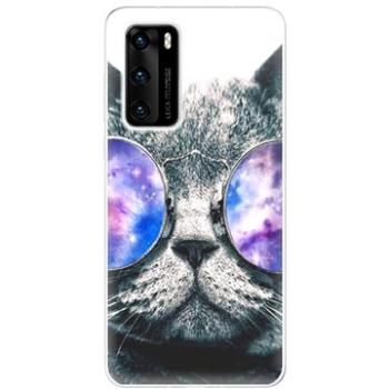 iSaprio Galaxy Cat pro Huawei P40 (galcat-TPU3_P40)