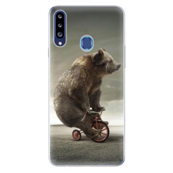 Odolné silikonové pouzdro iSaprio - Bear 01 - Samsung Galaxy A20s