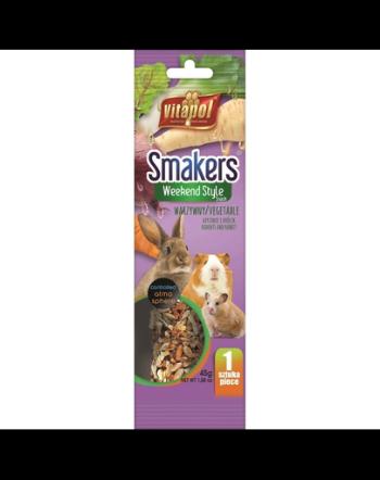 VITAPOL Smakers pentru rozătoare -  legume (weekend style) 1 buc.