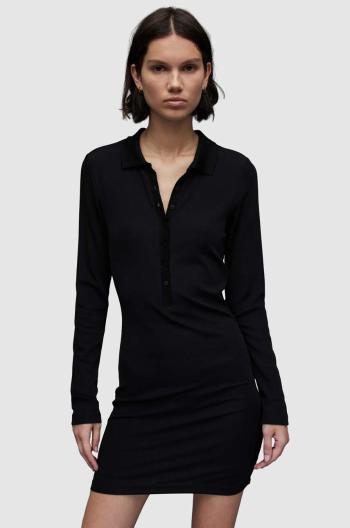 Šaty AllSaints WD014Z HOLLY DRESS černá barva, mini