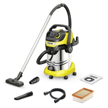 Karcher WD6 P S V-30/6/22/T Porszívó 1300W, Sárga-Fekete