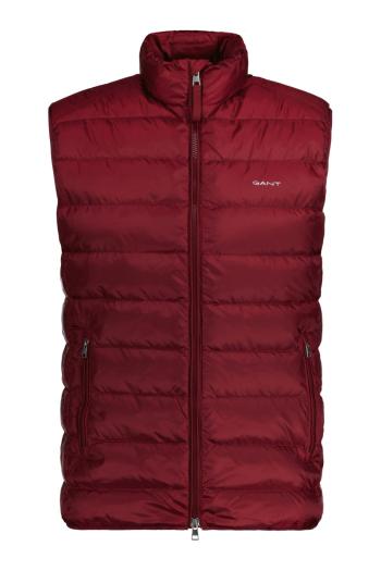 VESTA GANT LIGHT DOWN GILET PLUMPED RED