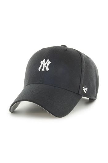 Čepice 47brand Mlb New York Yankees černá barva, s aplikací