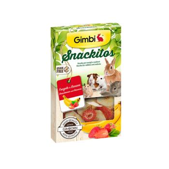 Gimbi Snackitos jahoda a banán 60 g