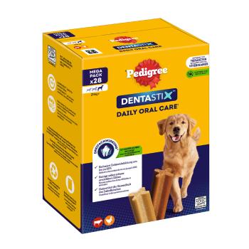 28db Fogápoló snack: Pedigree Dentastix nagy testű kutyáknak (>25 kg)