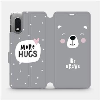 Flipové pouzdro na mobil Samsung Xcover PRO - MH06P Be brave - more hugs (5903516239788)