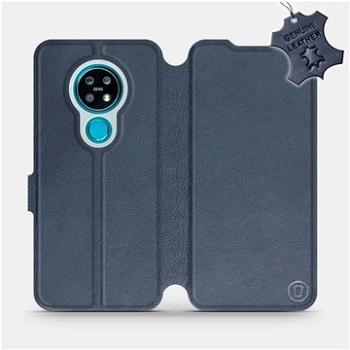 Flip pouzdro na mobil Nokia 7.2 - Modré - kožené -   Blue Leather (5903516070275)