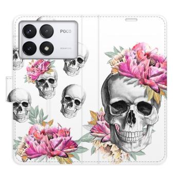 Flipové pouzdro iSaprio - Crazy Skull - Poco F6 Pro