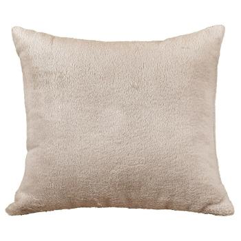 Bellatex Korall micro kispárna bézs színű, 38 x 38 cm