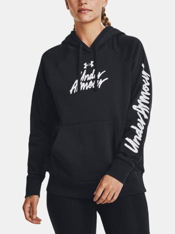 Under Armour UA Rival Fleece Graphic Hdy Mikina Černá