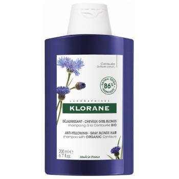 Klorane Šampon neutralizující žluté tóny Chrpa BIO 200 ml