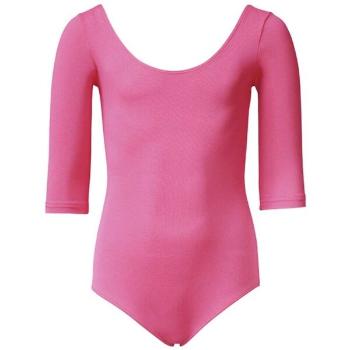 PAPILLON LEOTARD 3/4 SLEEVES Dětský gymnastický trikot, růžová, velikost