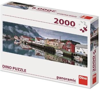 Puzzle Dino Halászfalu 2000 panoráma