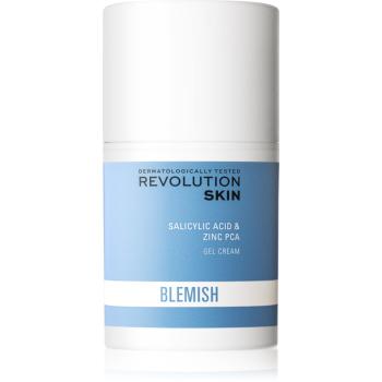 Revolution Skincare Blemish Salicylic Acid & Zinc PCA hydratační gel krém pro mastnou a problematickou pleť 50 ml