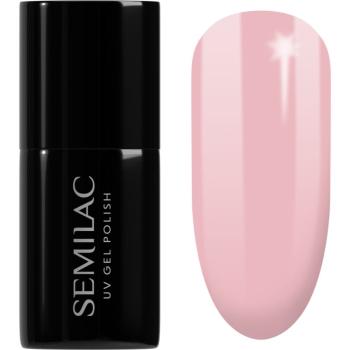 Semilac UV Hybrid Special Day gelový lak na nehty odstín 047 Pink Peach Milk 7 ml