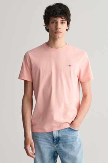 TRIČKO GANT REG SHIELD SS T-SHIRT BUBBELGUM PINK