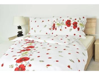 Posteľné obliečky, Krep, Maky 1+1