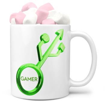 Hrnek Pohlaví gamer (Náplň hrníčku: Marshmallow)