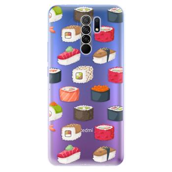 Odolné silikonové pouzdro iSaprio - Sushi Pattern - Xiaomi Redmi 9