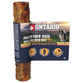 Ontario Protein žvýkací pamlsek malá rolka s hovězím