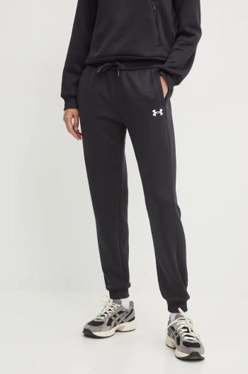 Tepláky Under Armour Armour Fleece černá barva, hladké, 1386510