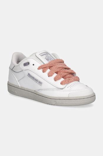 Kožené sneakers boty Reebok Classic Club C Bulc bílá barva, 100201433