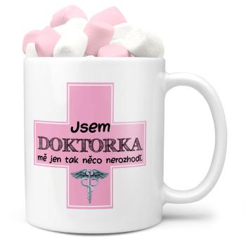 Hrnek Jsem doktorka (Náplň hrníčku: Marshmallow)