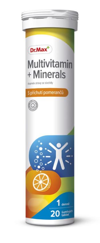 Dr. Max Multivitamin s minerály pomeranč 20 šumivých tablet