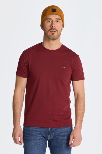 TRIČKO GANT SLIM SHIELD SS T-SHIRT PLUMPED RED