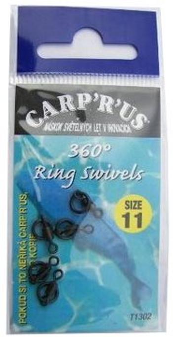 Forgókapocs Carp´R´Us 360° Ring Swivel 11-es méret 8db