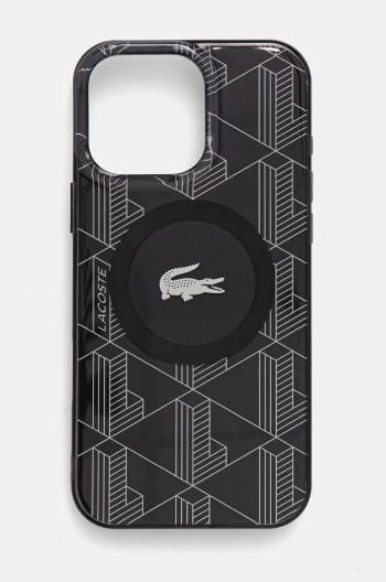 Obal na telefon Lacoste iPhone 16 Pro Max 6.9 černá barva, LCHMP16XUBSK