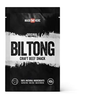 Maso Here hovězí biltong originál 40 g (8594185671039)