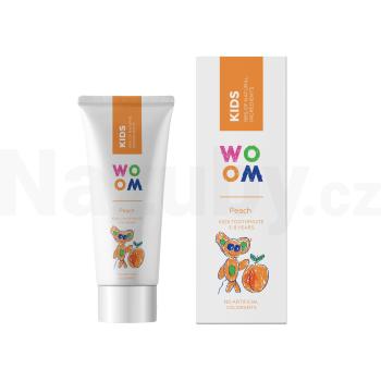 Woom Kids Peach dětská zubní pasta 50 ml