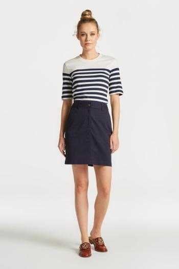 SUKNĚ GANT CHINO SKIRT EVENING BLUE