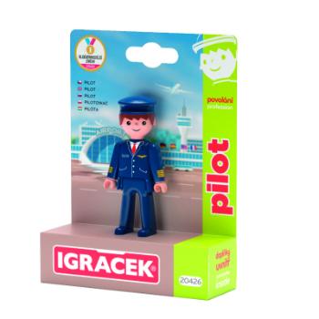 Igráček Pilot - figurka s příslušenstvím