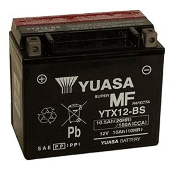 YUASA YTX12-BS, 12V,  10Ah (YTX12-BS)