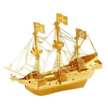 Metal Earth 3D puzzle Loď Golden Hind (zlatá) (32309015041)