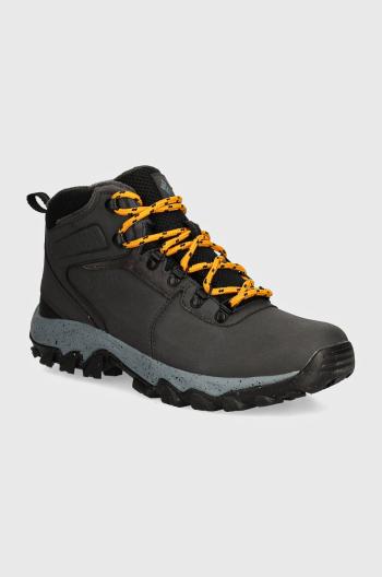 Boty Columbia Newton Ridge Waterproof Omni-Heat II pánské, šedá barva, zateplené, 2056191