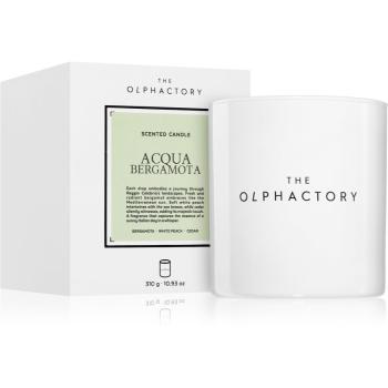 Ambientair The Olphactory White Insignia Acqua Bergamota vonná svíčka 310 g