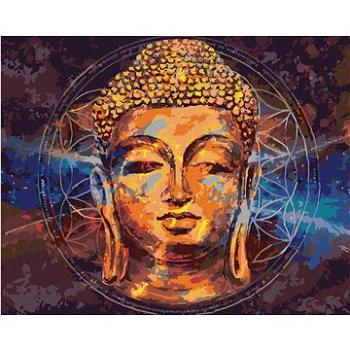 Diamondi - Diamantové malování - HVĚZDNÝ BUDDHA, 40x50 cm, bez rámu a bez vypnutí plátna (604123A)