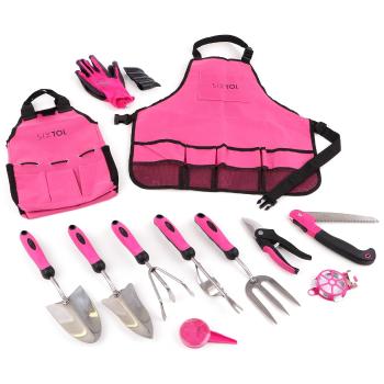 Set scule grădinărit Sixtol Garden pink, 12 buc., 