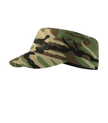 MALFINI Kšiltovka Camo Latino - Maskáčová hnědá | uni