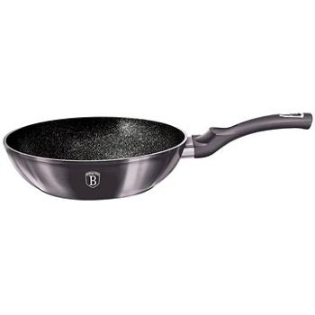 BERLINGERHAUS Pánev WOK s mramorovým povrchem 28 cm Carbon PRO Line (BH-6900)