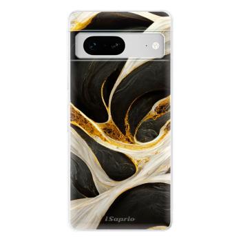 Odolné silikonové pouzdro iSaprio - Black and Gold - Google Pixel 7 5G