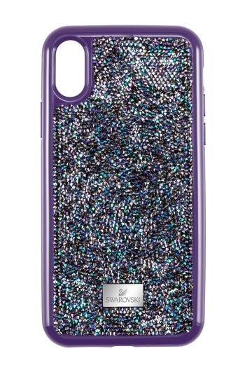 Obal na telefon Swarovski fialová barva